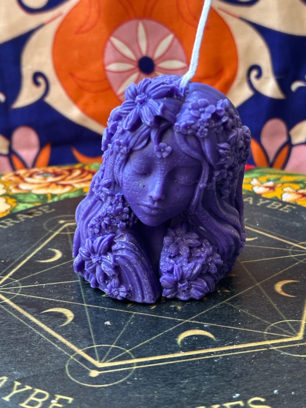 Moonflower Goddess Candle